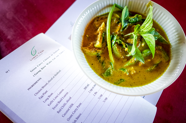 Kochschule Ko Lanta Thailand Green Curry