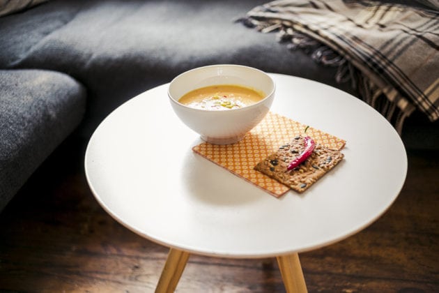 Süßkartoffelsuppe mit Limetten Steffen Henssler