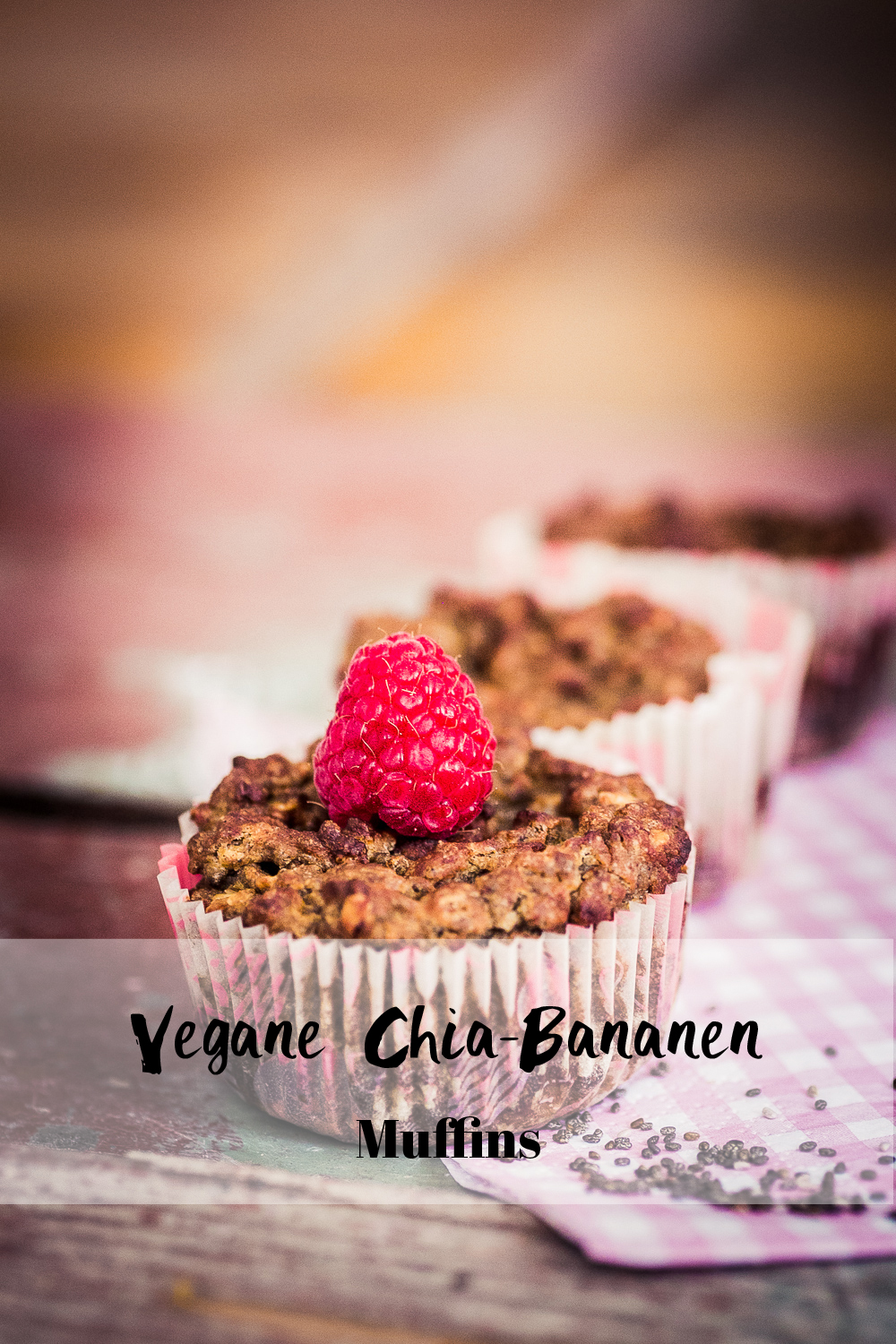 Vegane Chia Bananen Muffins