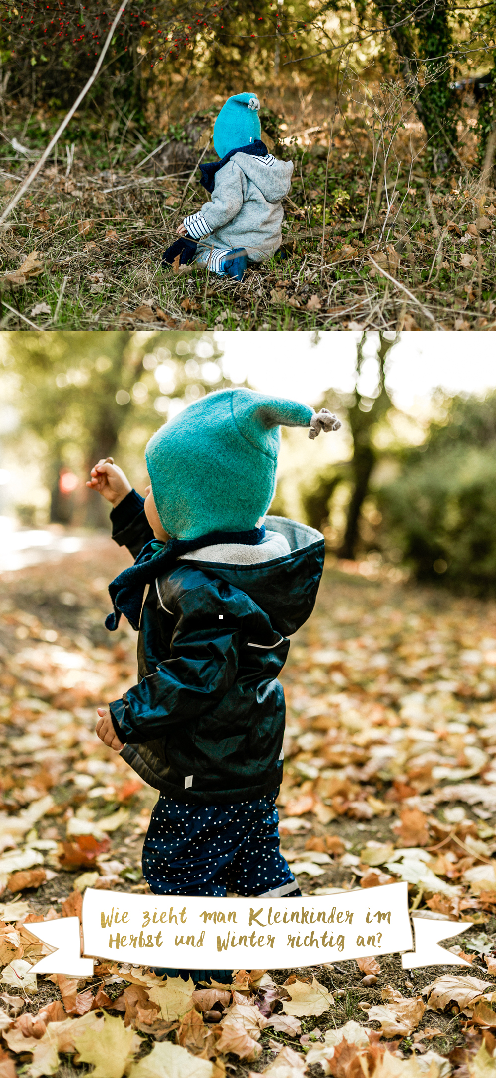 Wie ziehe ich Kleinkinder im Herbst und Winter richtig an?